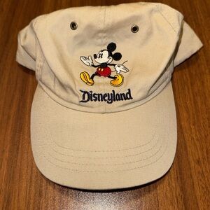 Vintage Disney Tan Mickey Mouse Hat